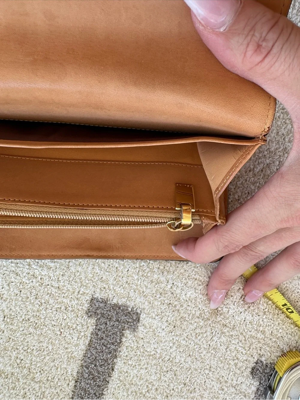 Chocolate brown Celine wallet